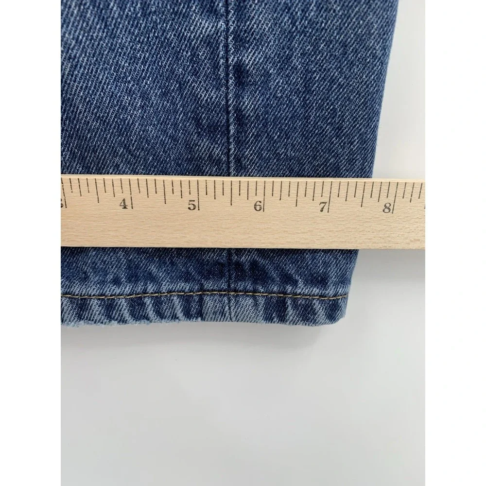 Levis 505 Jeans Mens 33x30 Blue Distressed‎ Straight Leg Medium Wash Denim Pants